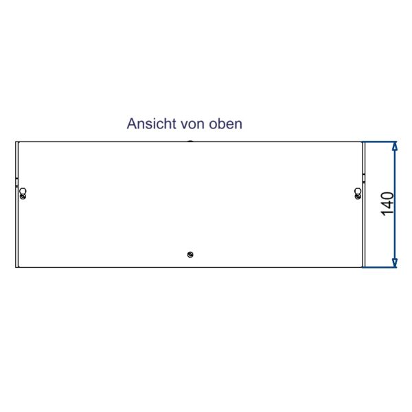 Produktbild MVT 150 244 RAL9016  -  Aufputz Medienverteiler für 24 Keystone (19.4mm Ausschnitt)